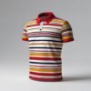 Vibrant Multi-Stripe Polo Shirt